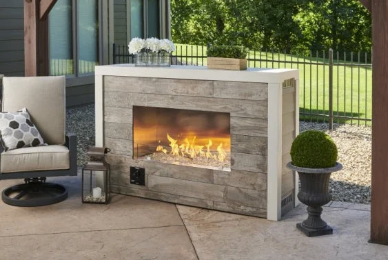 Outdoor GreatRoom Company Linear Ready To Finish Gas Fireplace