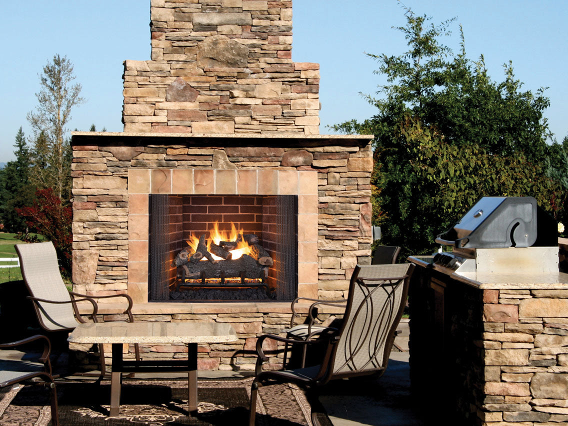 Superior Vented Logs and Burners Dual-Burner Outdoor Series