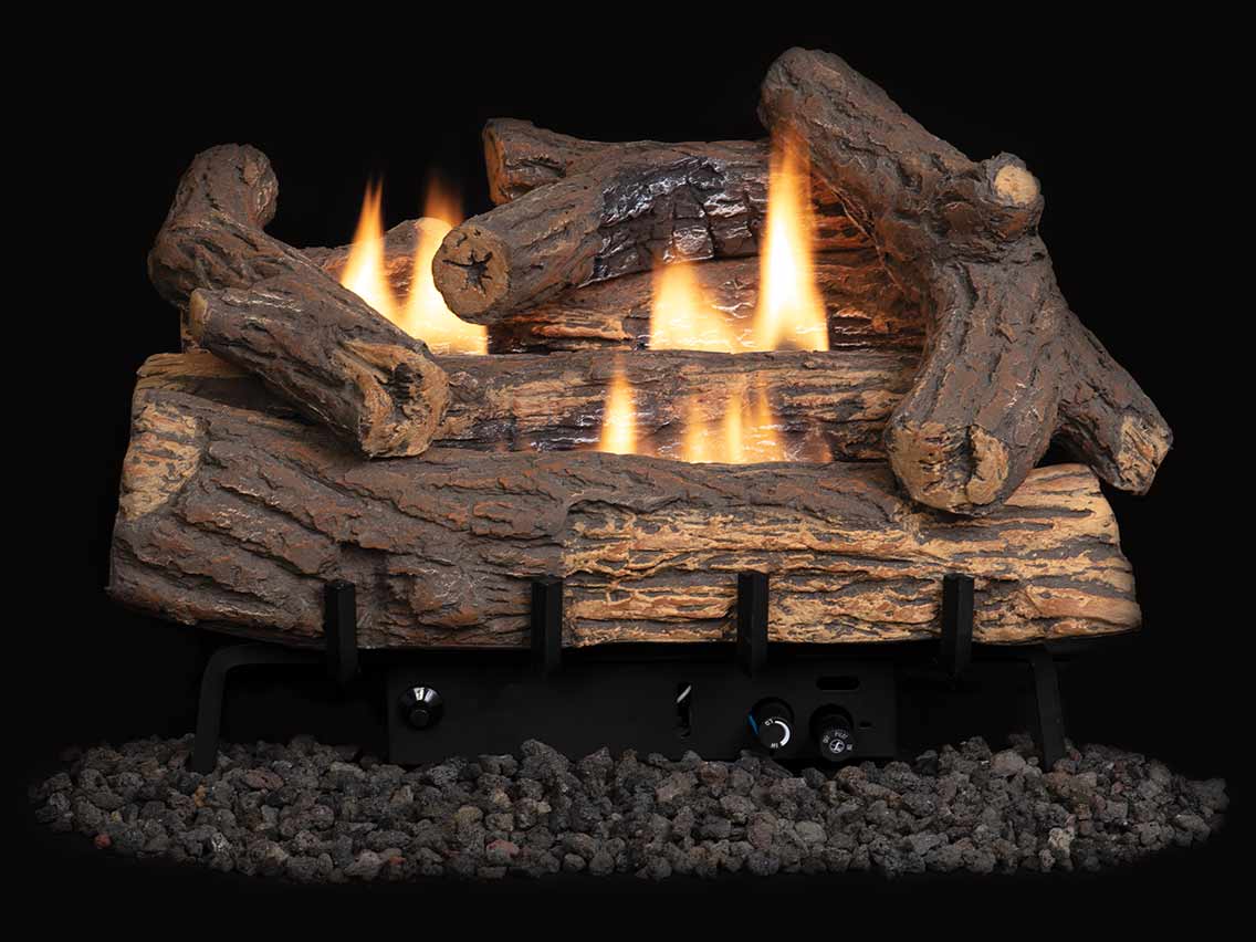 Superior Vent-Free Logs and Burners Double-Flame Series