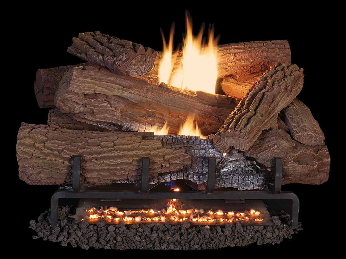Superior Vent-Free Concrete Log Systems Mega-Flame Series