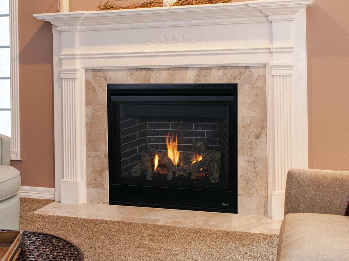 Superior DRT3000 Direct Vent Traditional Gas Fireplace