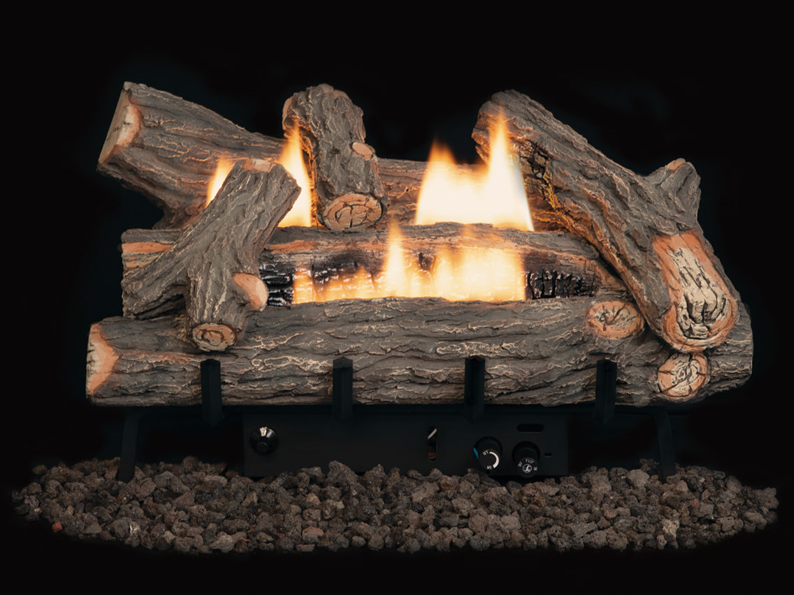 Superior Vent-Free Logs and Burners Double-Flame Series