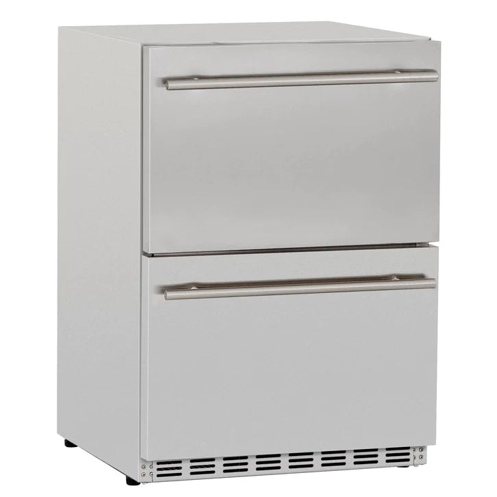 TrueFlame 24&quot; Deluxe Outdoor 2-Drawer Fridge