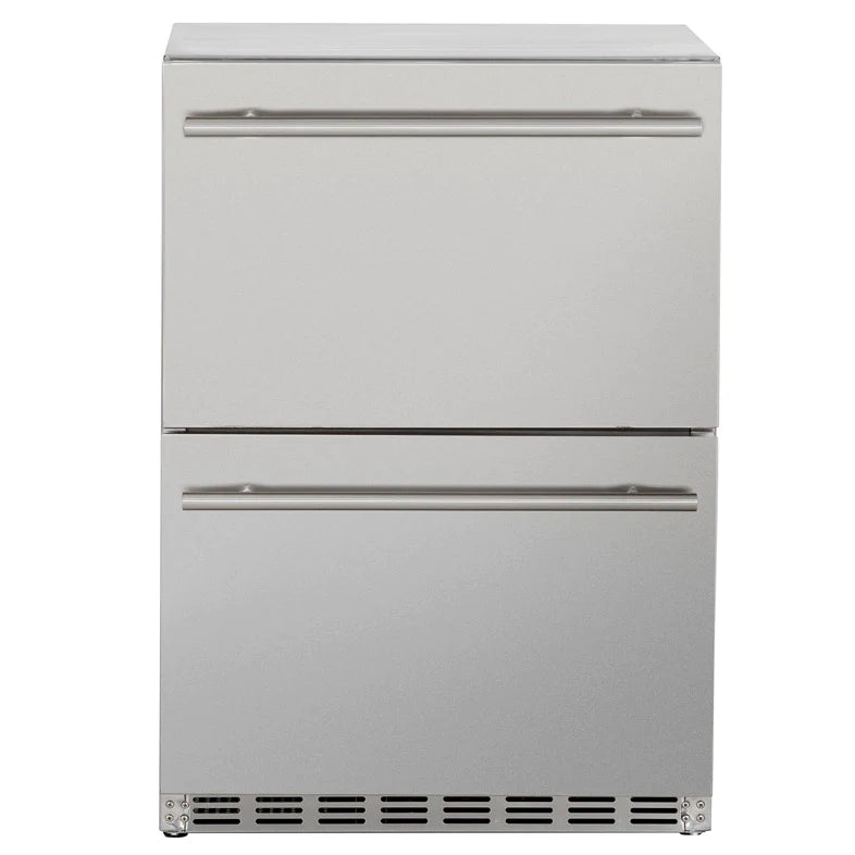 TrueFlame 24&quot; Deluxe Outdoor 2-Drawer Fridge