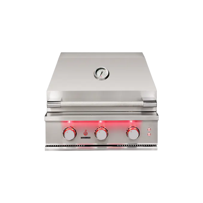 TrueFlame 25” 3-Burner Built-In Grill