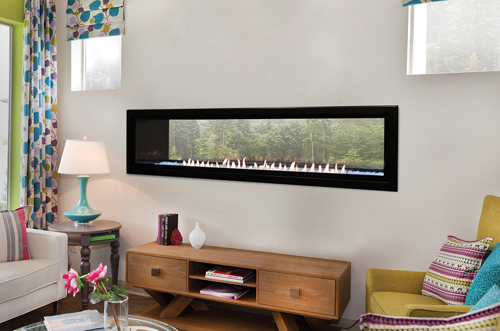 Empire | American Hearth Boulevard See-Thru Vent-Free Linear Gas Fireplace