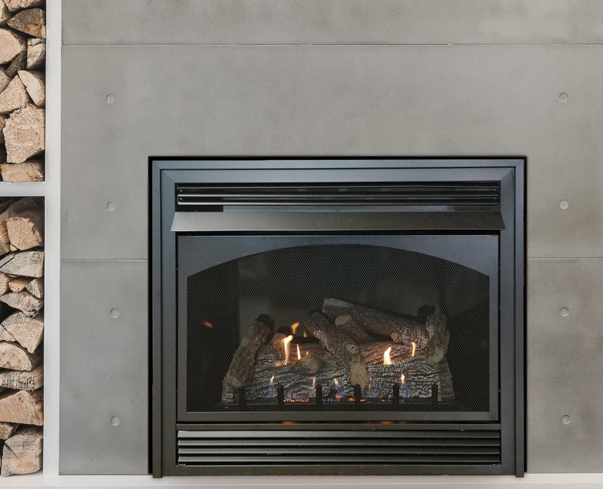 Empire | White Mountain Hearth Vail Premium 32&quot; Vent-Free Gas Fireplace with Slope Glaze Burner
