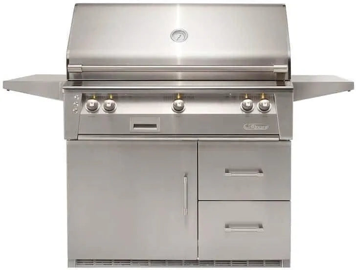 Alfresco  42&quot; Refrigerated Cart Grill With Rotisserie