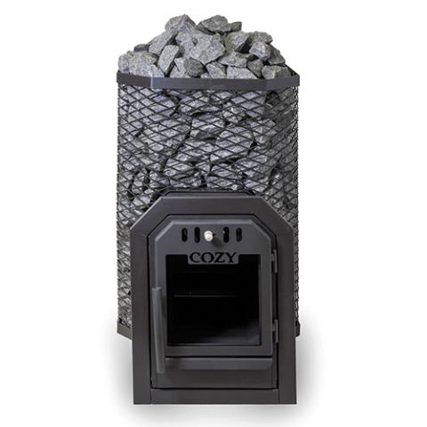 Cozy Heat Thru-Wall Wood-Burning Sauna Stove