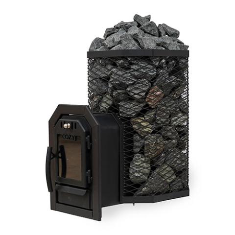 Cozy Heat Thru-Wall Wood-Burning Sauna Stove