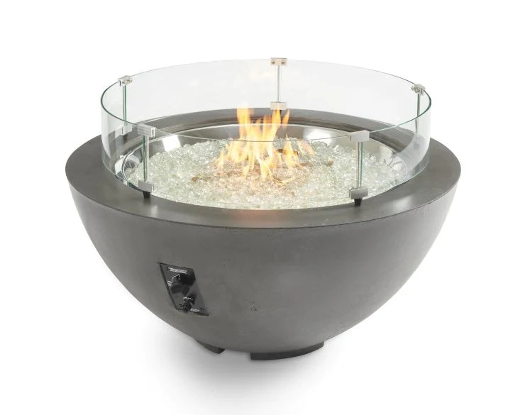 Outdoor GreatRoom Company Midnight Mist Cove 42&quot; Round Gas Fire Pit Bowl