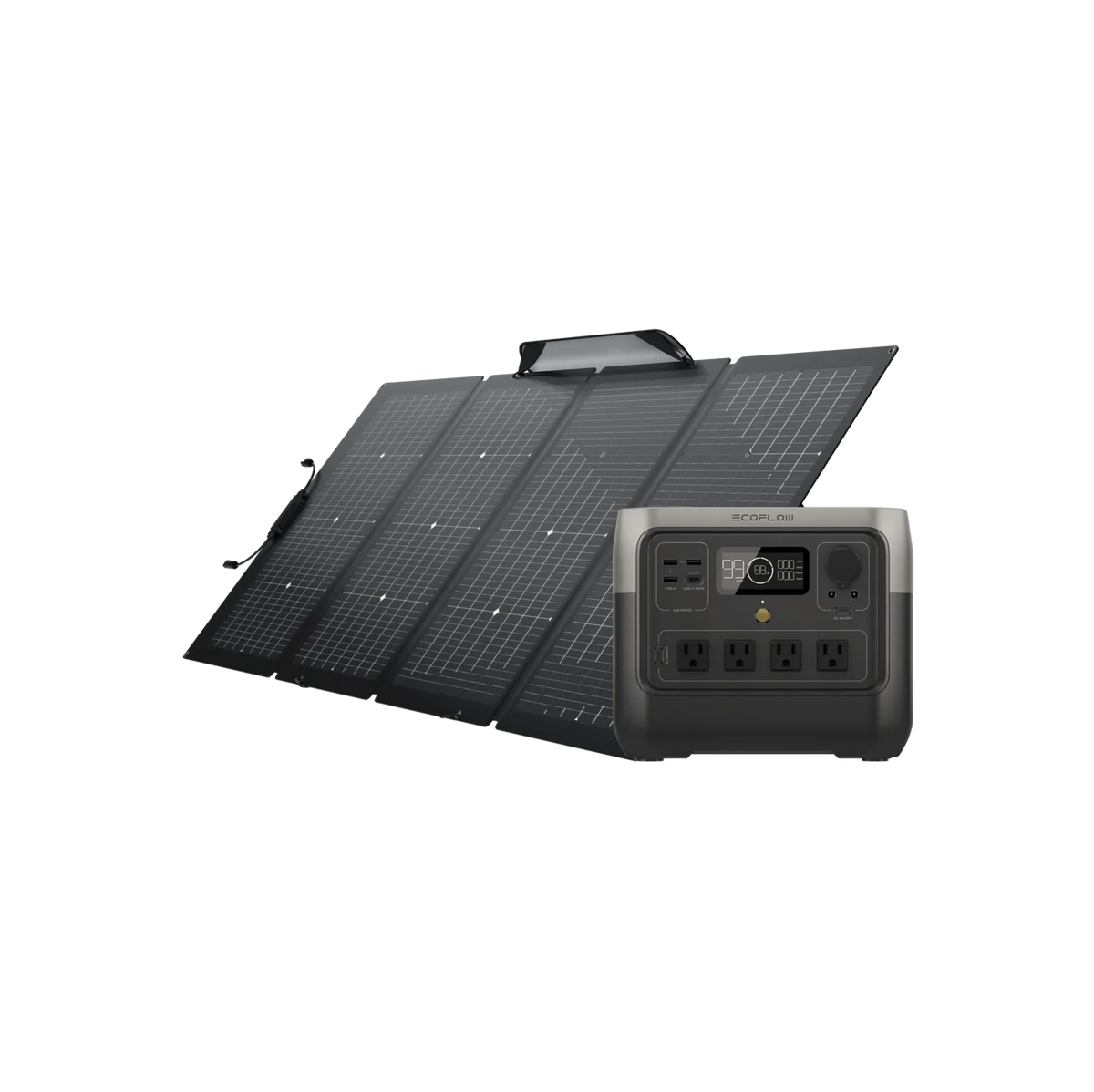 EcoFlow RIVER 2 Pro + 220W Portable Solar Panel
