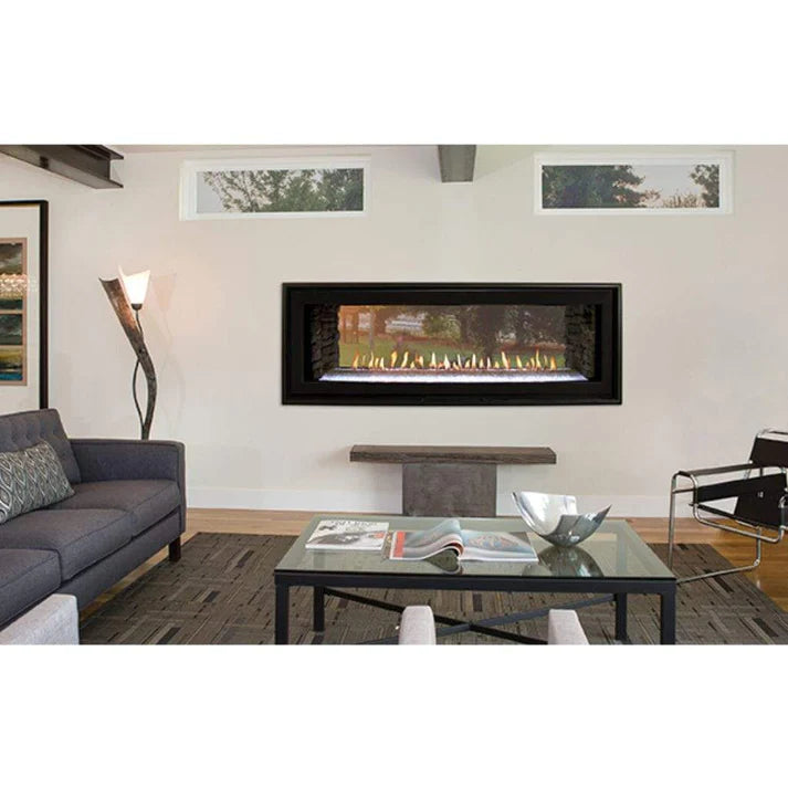 Empire | American Hearth Boulevard 48&quot; See-Thru Direct-Vent Linear Gas Fireplace