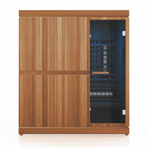 Finnmark FD-5 Trinity XL Infrared &amp; Steam Sauna Combo 4-Person Home Sauna with Infrared &amp; Traditional Heater