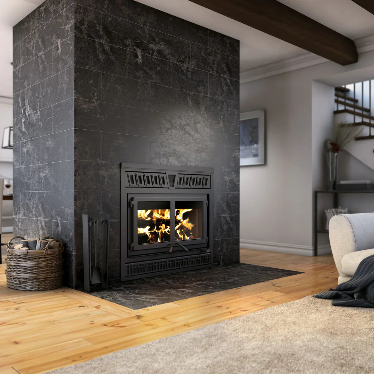 VALCOURT - WATERLOO - WOOD FIREPLACE