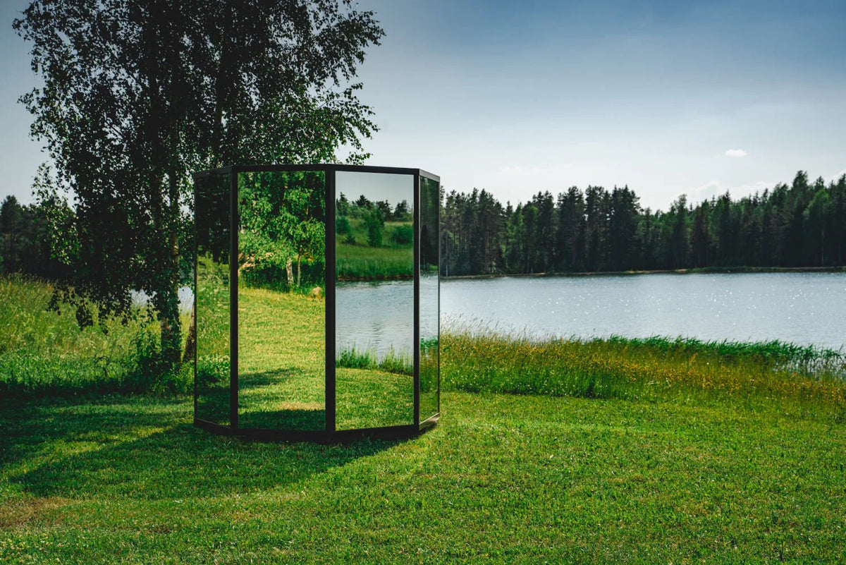 Haljas Hele 4-Person Glass Single Standard Outdoor Sauna