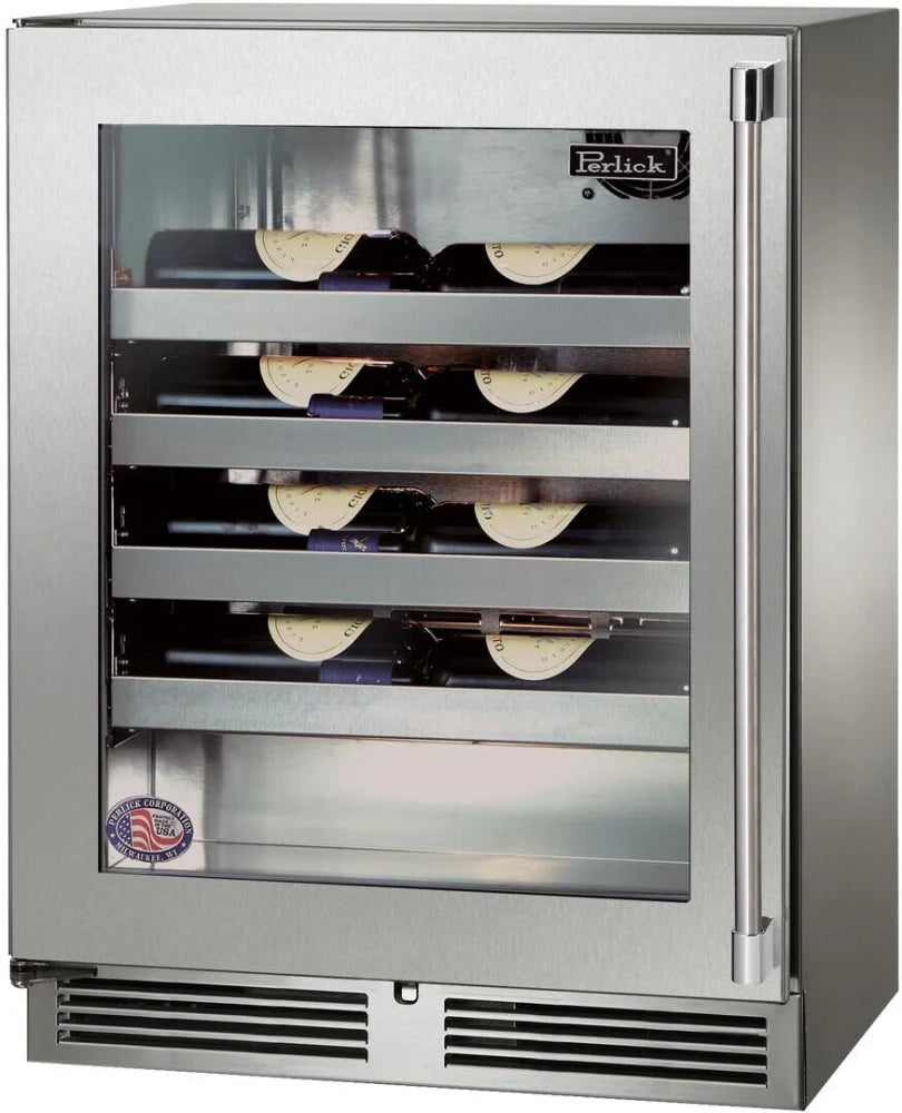 Perlick 24&quot; Sottile Series Indoor Shallow Depth Wine Reserve