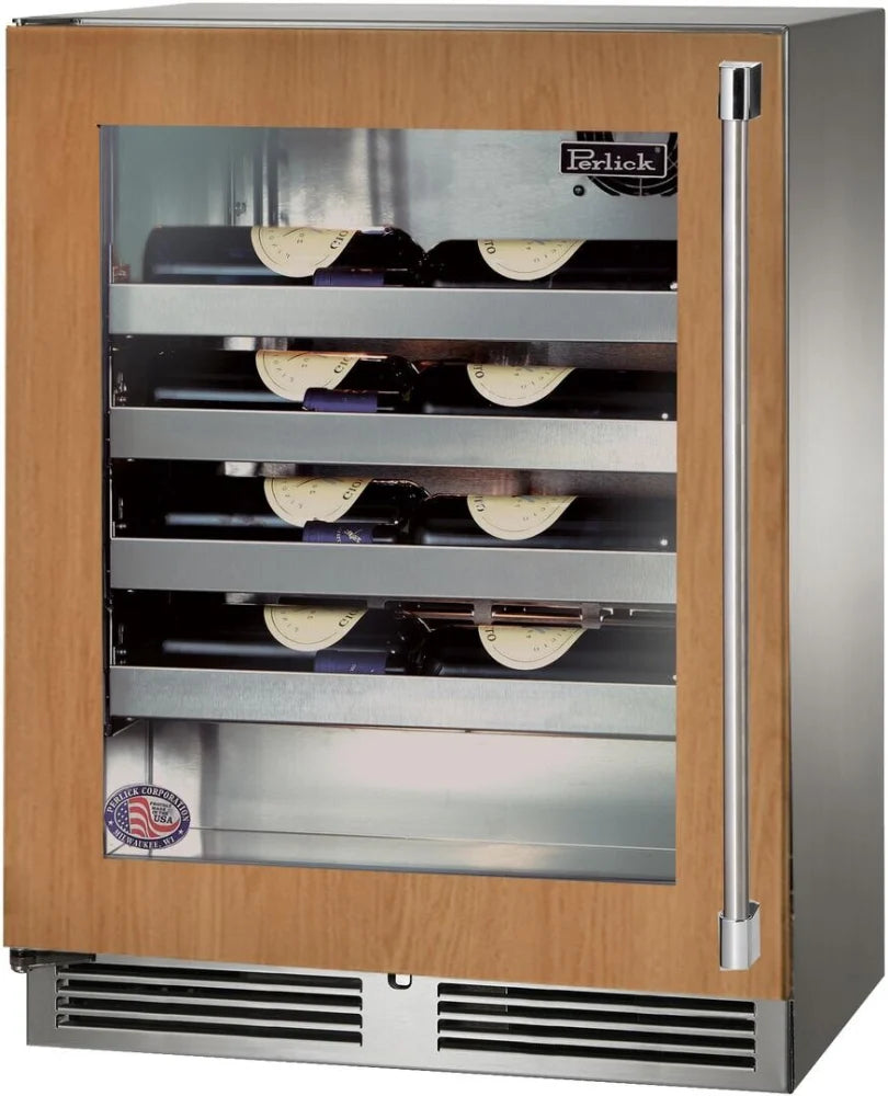 Perlick 24&quot; Sottile Series Indoor Shallow Depth Wine Reserve