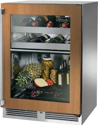 Perlick 24&quot; Signature Series Dual Zone Indoor Refrigerator/Wine Reserve