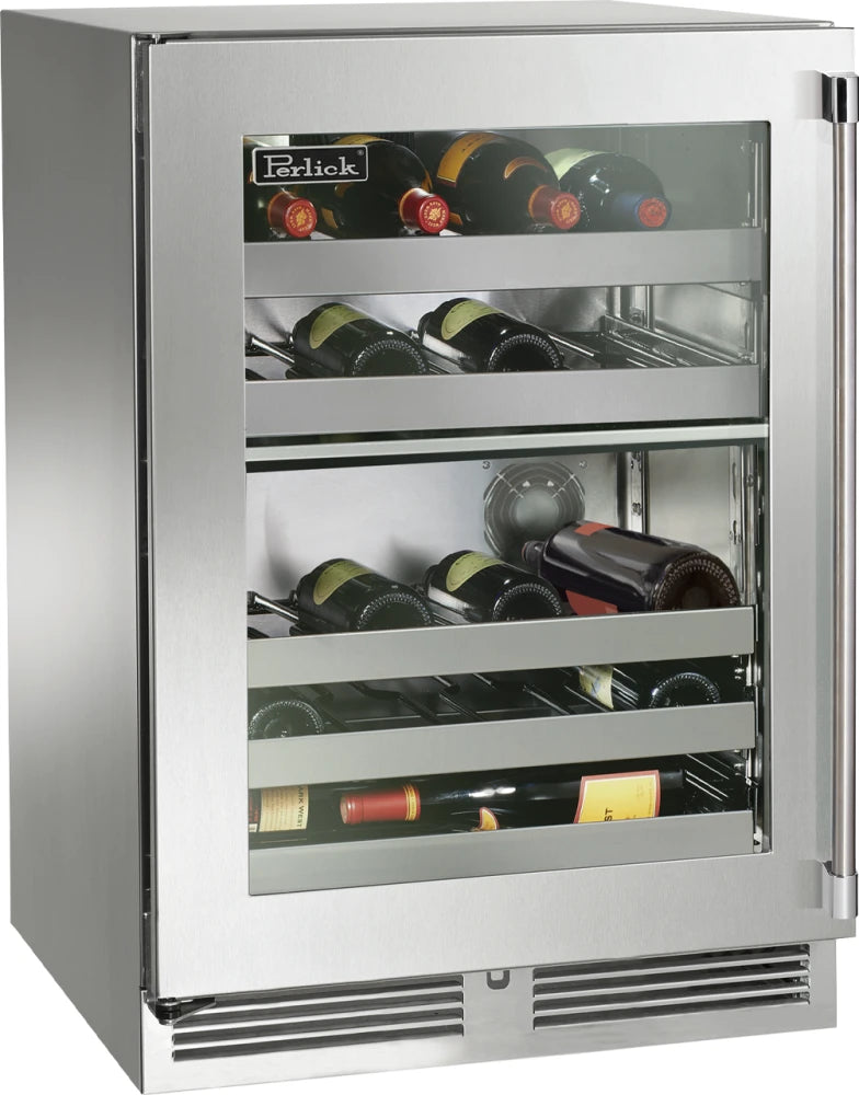 Perlick 24&quot; Signature Series Outdoor Dual Zone Wine Reserve