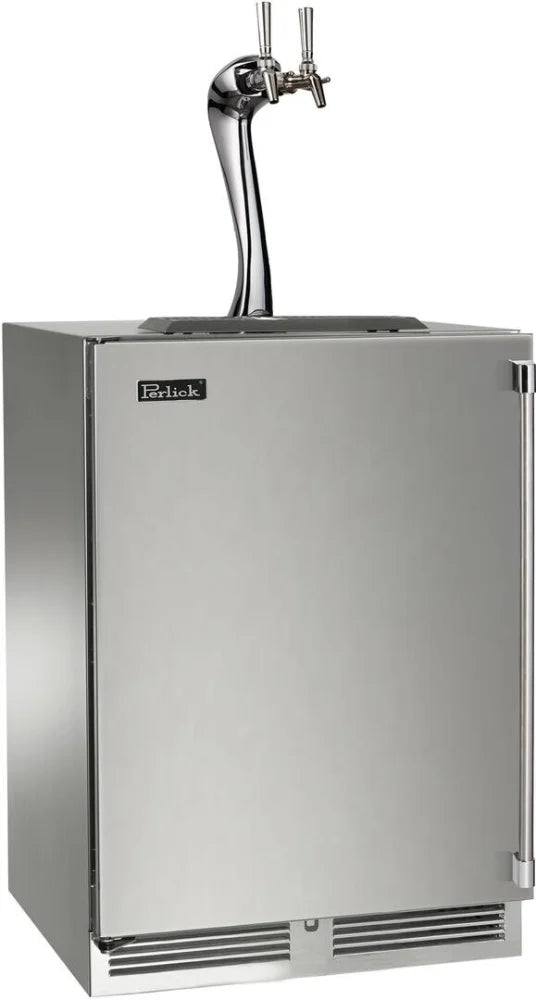 Perlick 24&quot; Signature Series Adara Dual Faucet Beverage Dispenser