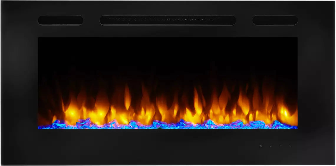 SimpliFire 40&quot; Allusion Recessed Linear Electric Fireplace