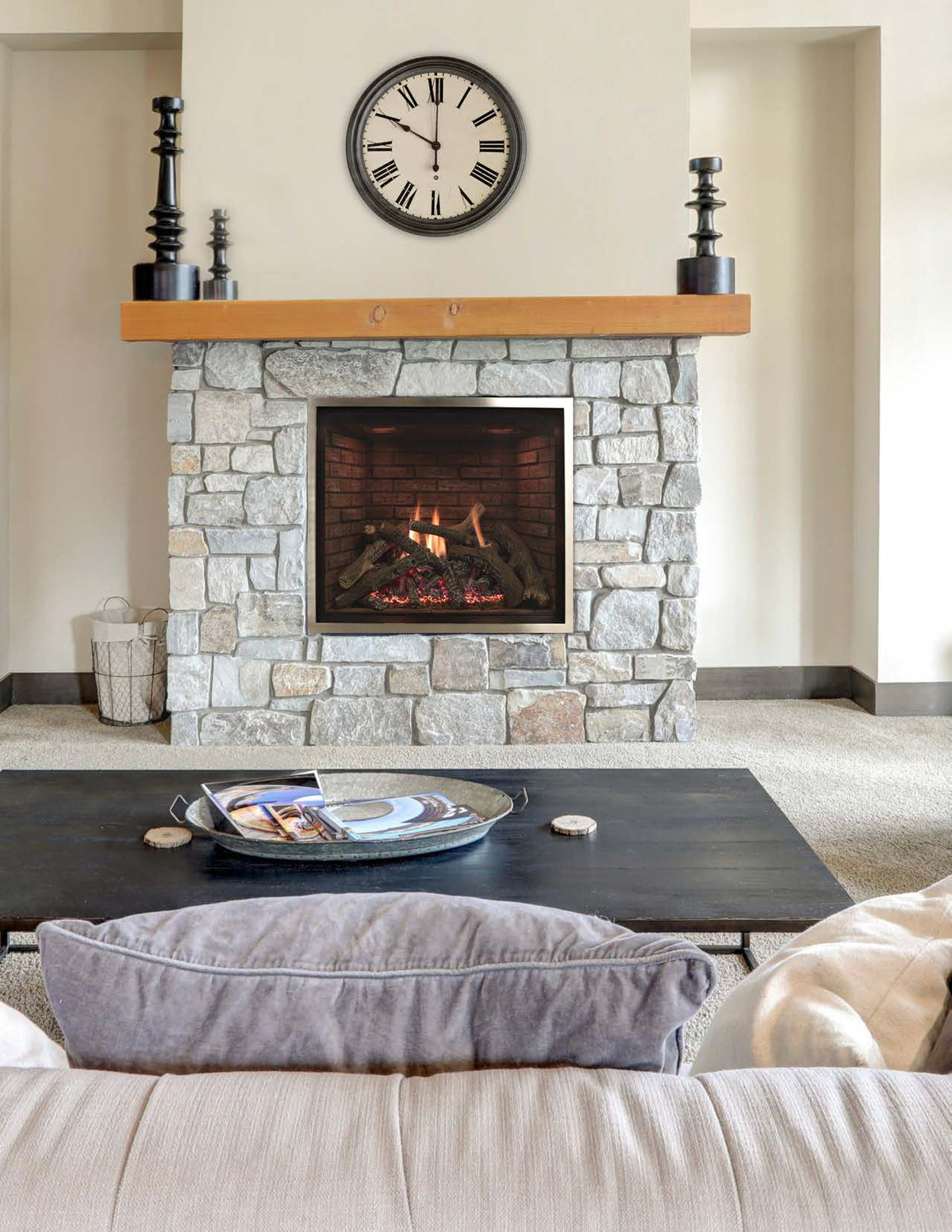 Empire | White Mountain Hearth Rushmore Clean-Face Direct-Vent Gas Fireplace With TruFlame Technology