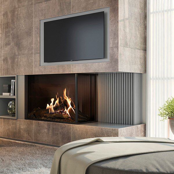 Dimplex Faber MatriX 3326 Series Two-Sided Built-in Gas Fireplace
