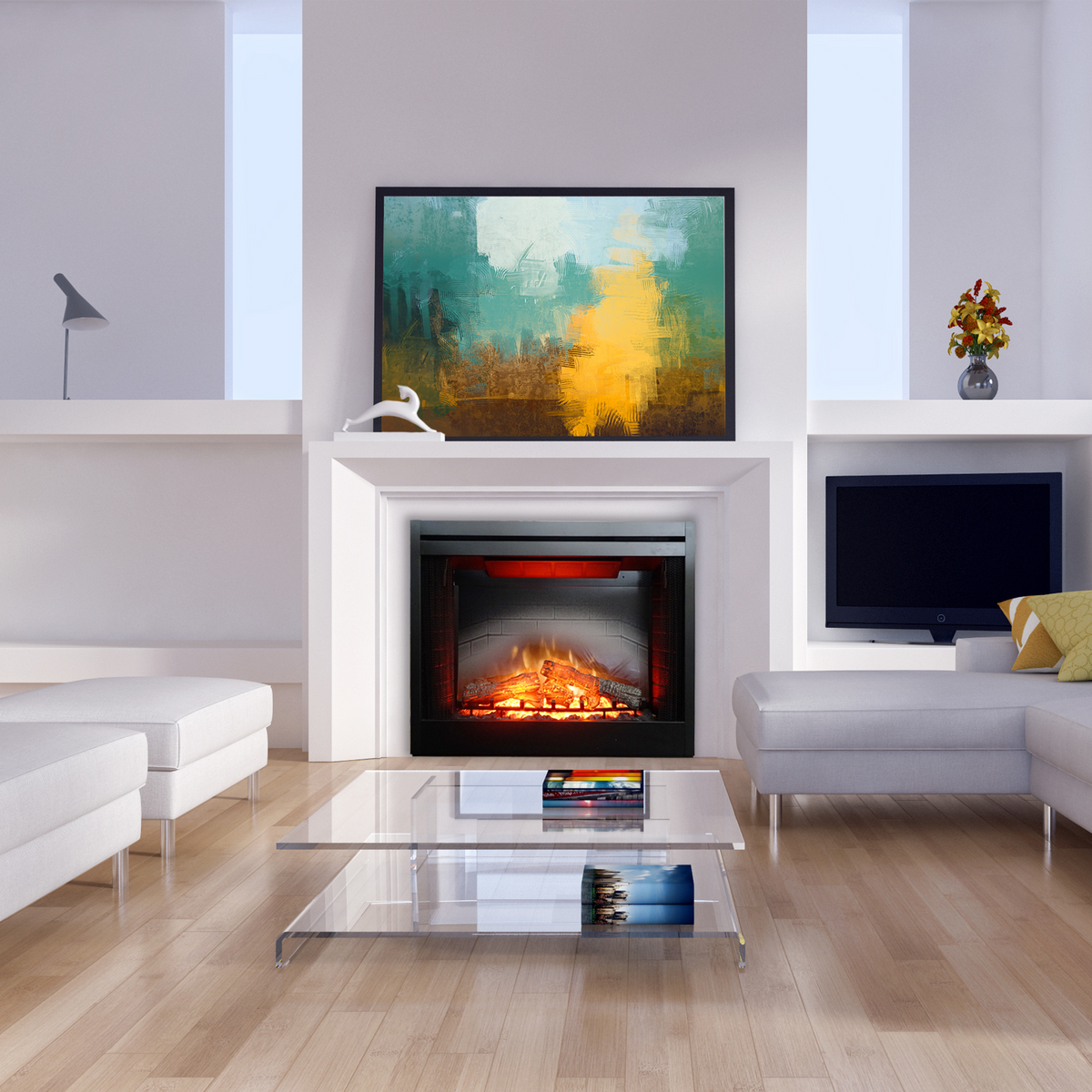 Empire | White Mountain Hearth Nexfire Traditional 36&quot; Electric Fireplace