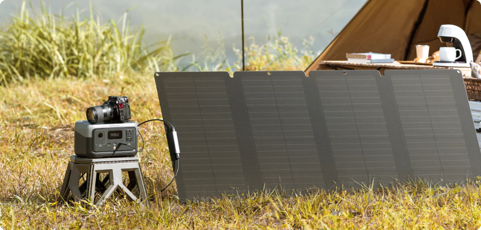 EcoFlow RIVER 2 + 110W Solar Panel - outdoorpatioplace