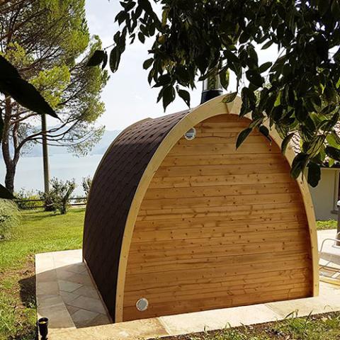 SaunaLife Model G3 Outdoor Home Sauna Kit