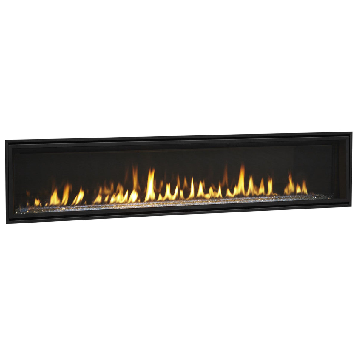 Majestic Echelon II Series Single-Sided Direct Vent Linear Gas Fireplace with IntelliFire Touch Ignition System
