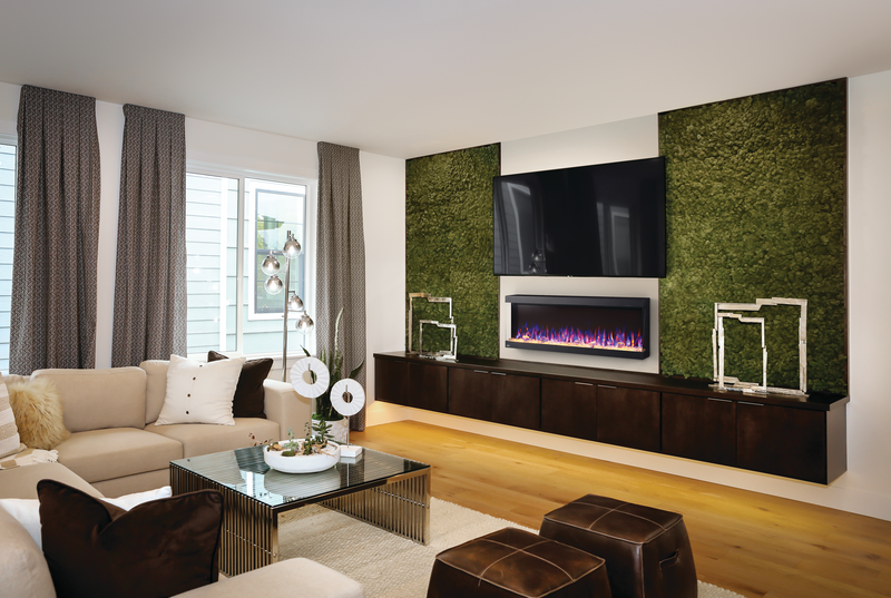 Napoleon Trivista Pictura Series 3 Sided Wall-Hanging Electric Fireplace