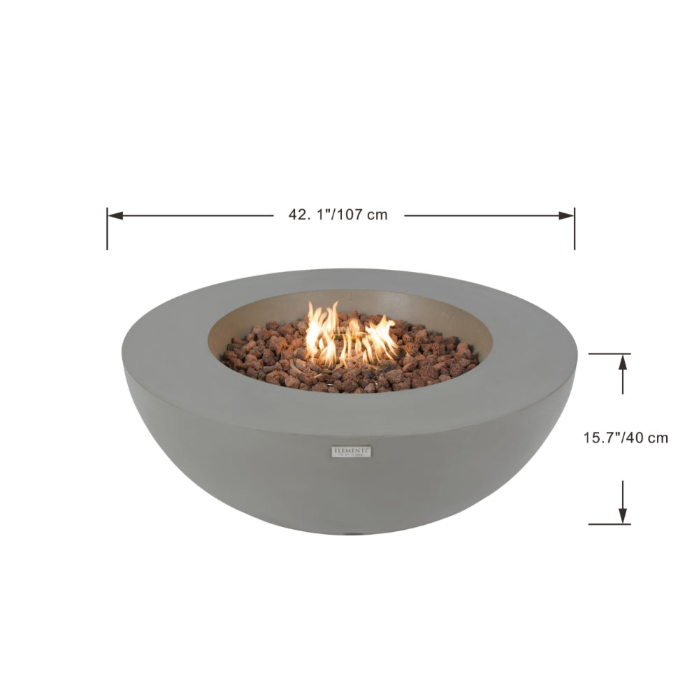 Elementi Lunar Bowl Fire Table