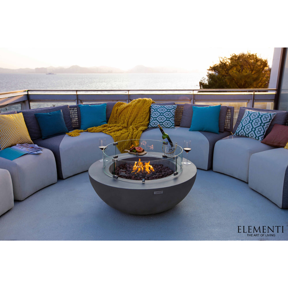 Elementi Lunar Bowl Fire Table