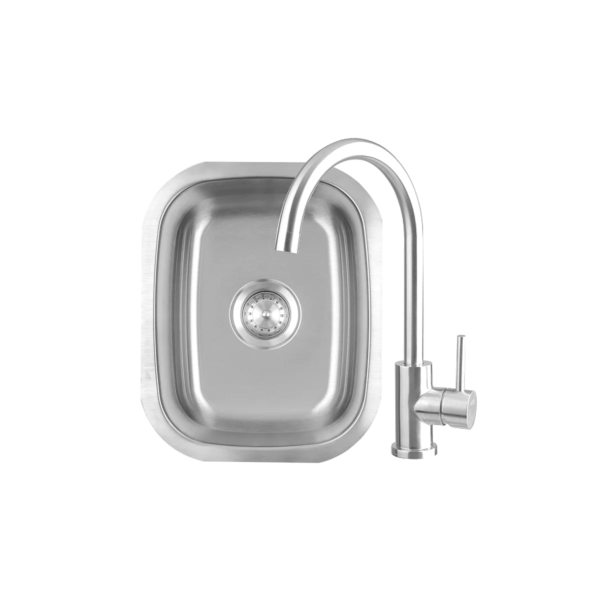 Summerset 19&quot; Undermount Sink &amp; 360º Hot/Cold Faucet