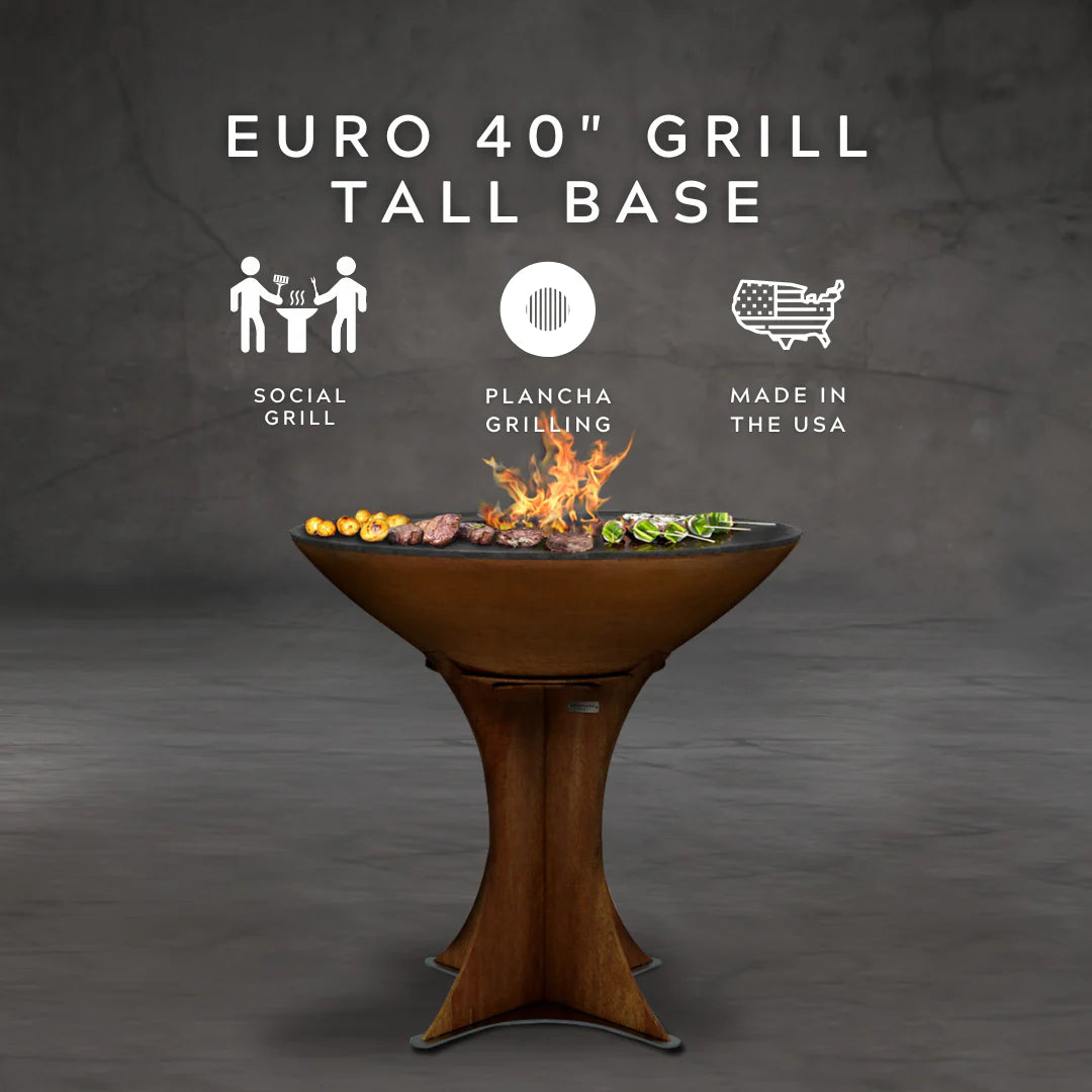 Arteflame Classic 40&quot; Grill - Tall Euro Base