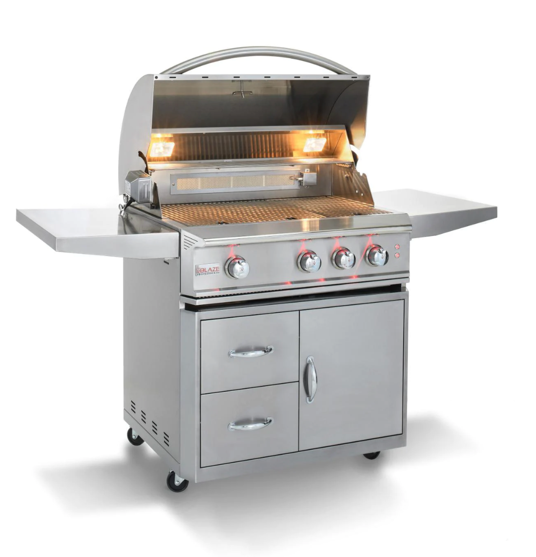 Blaze Professional LUX 34 &quot; 3-Burner Grill With Rear Infrared Burner