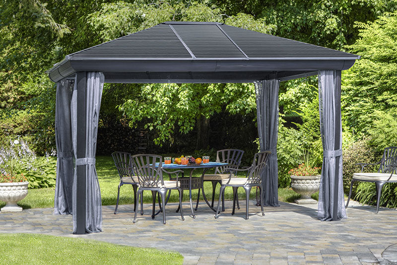 Gazebo Penguin Venus Gazebo with Metal Roof 10 Ft. x 14 Ft.