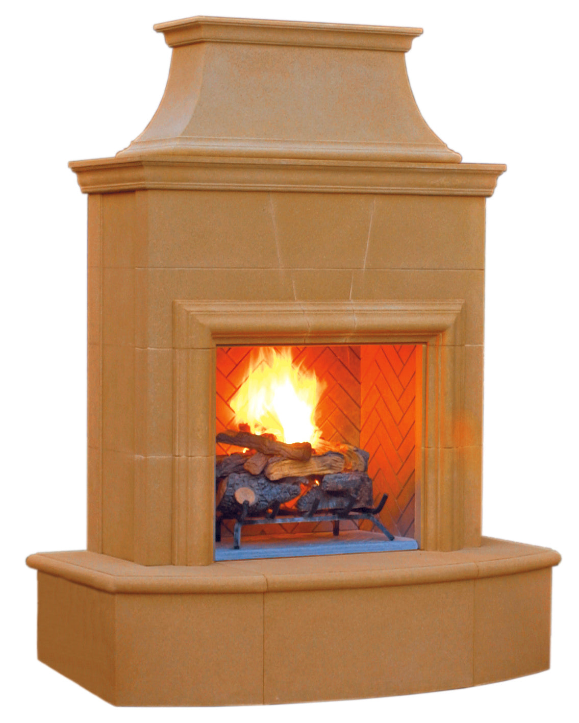 American Fyre Designs 65&quot; Vent-Free Petite Cordova Fireplace