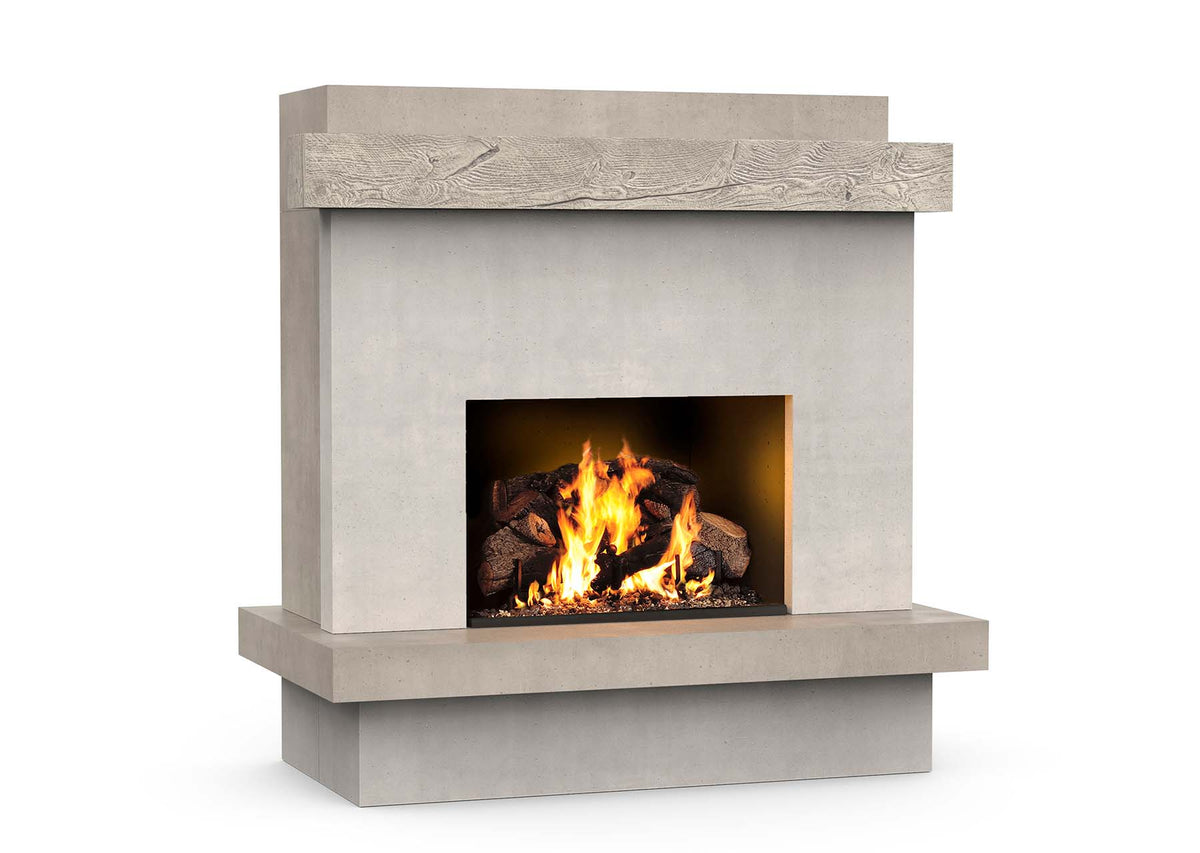 American Fyre Designs 68&quot; Brooklyn Smooth Fireplace