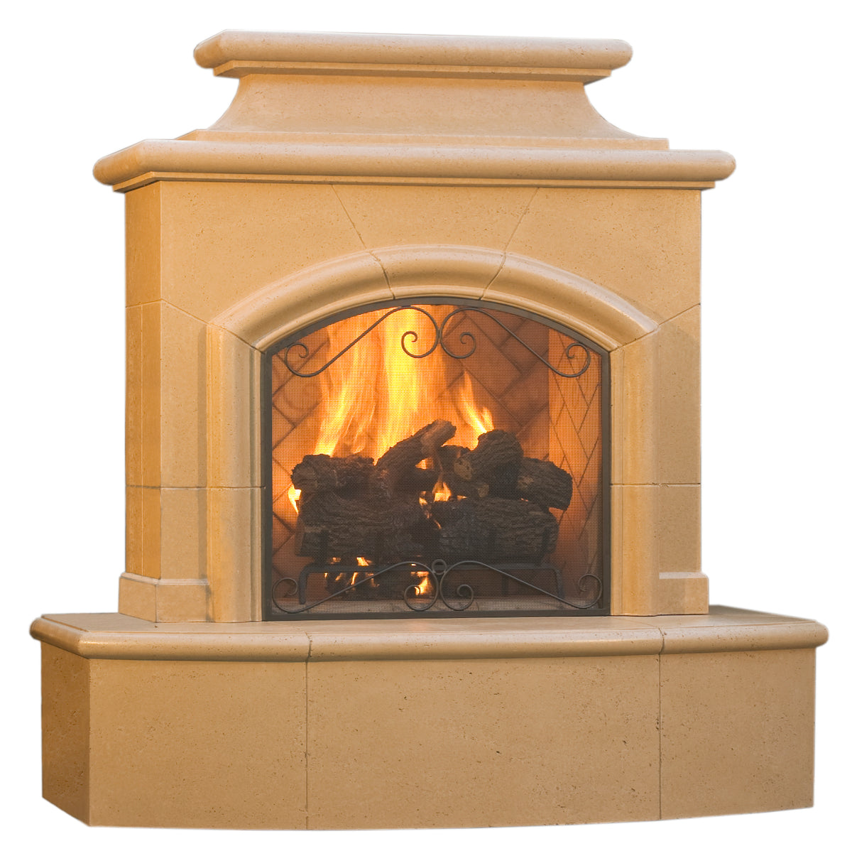American Fyre Designs 65&quot; Vent-Free Mariposa Fireplace