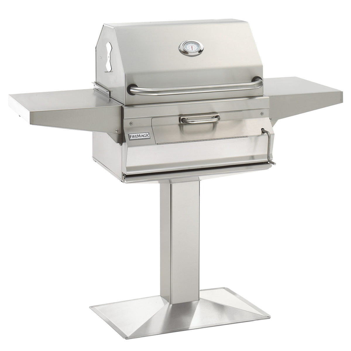 Fire Magic 24&quot; Post Mount Stainless Steel Charcoal Grills
