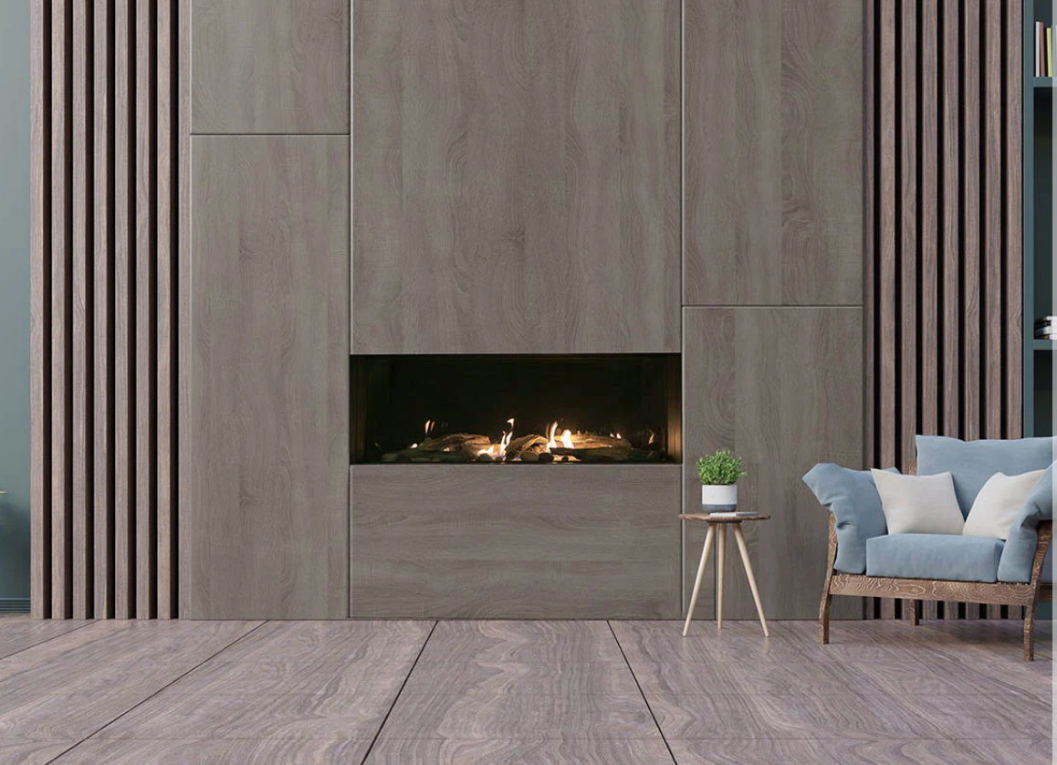 Sierra Flame Vienna Natural Gas  Direct Vent Linear Fireplace