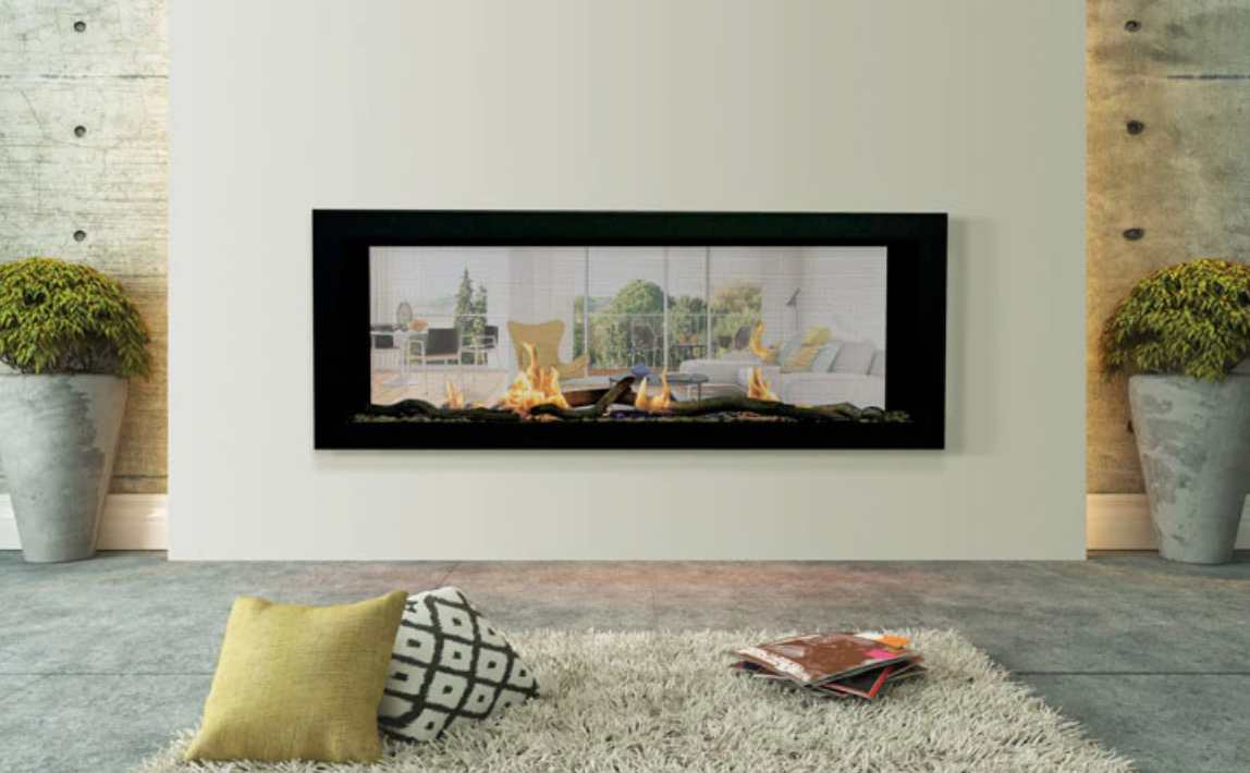 Sierra Flame 48&quot; Emerson Deluxe Slim 2 Sided Natural Gas Fireplace