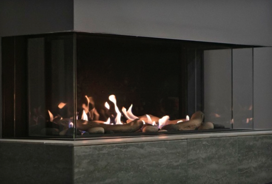 Sierra Flame Toscana 3 Sided Propane Fireplace
