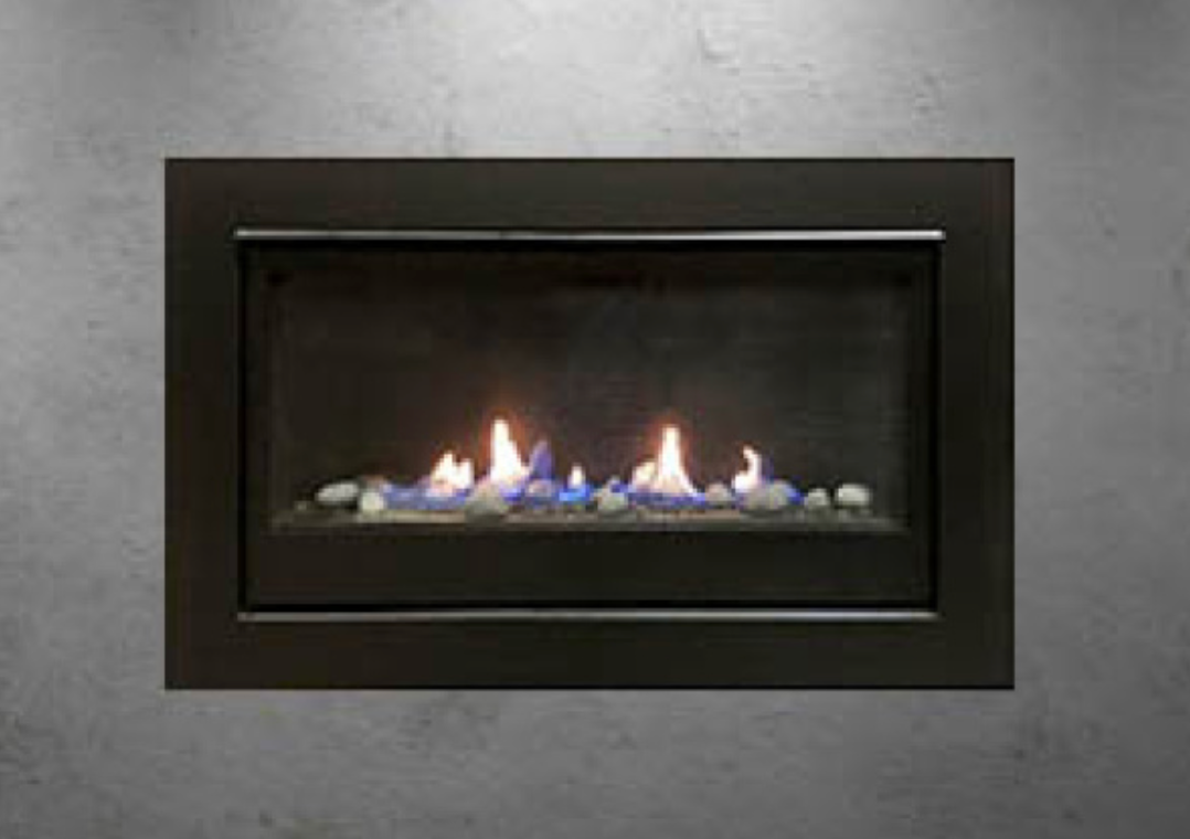 Sierra Flame 36&quot; Boston Direct Vent Linear With Electronic Ignition Natural Gas Fireplace