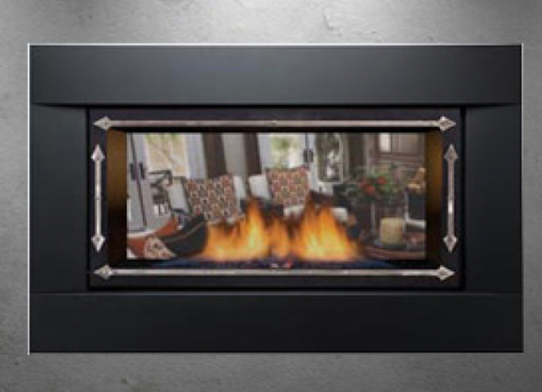 Sierra Flame 36&quot; Palisade Deluxe 2 Sided Propane Fireplace