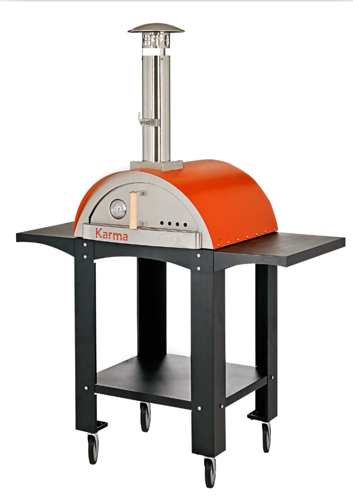 WPPO Karma 25&quot; Wood Fired Pizza Oven with Cart