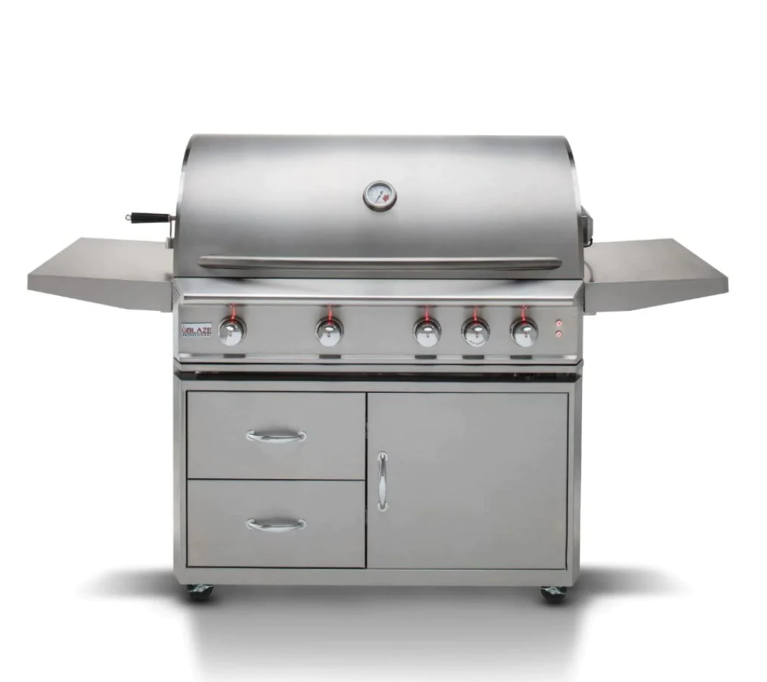 Blaze Professional LUX 44 &quot; 4-Burner Grill With Rear Infrared Burner
